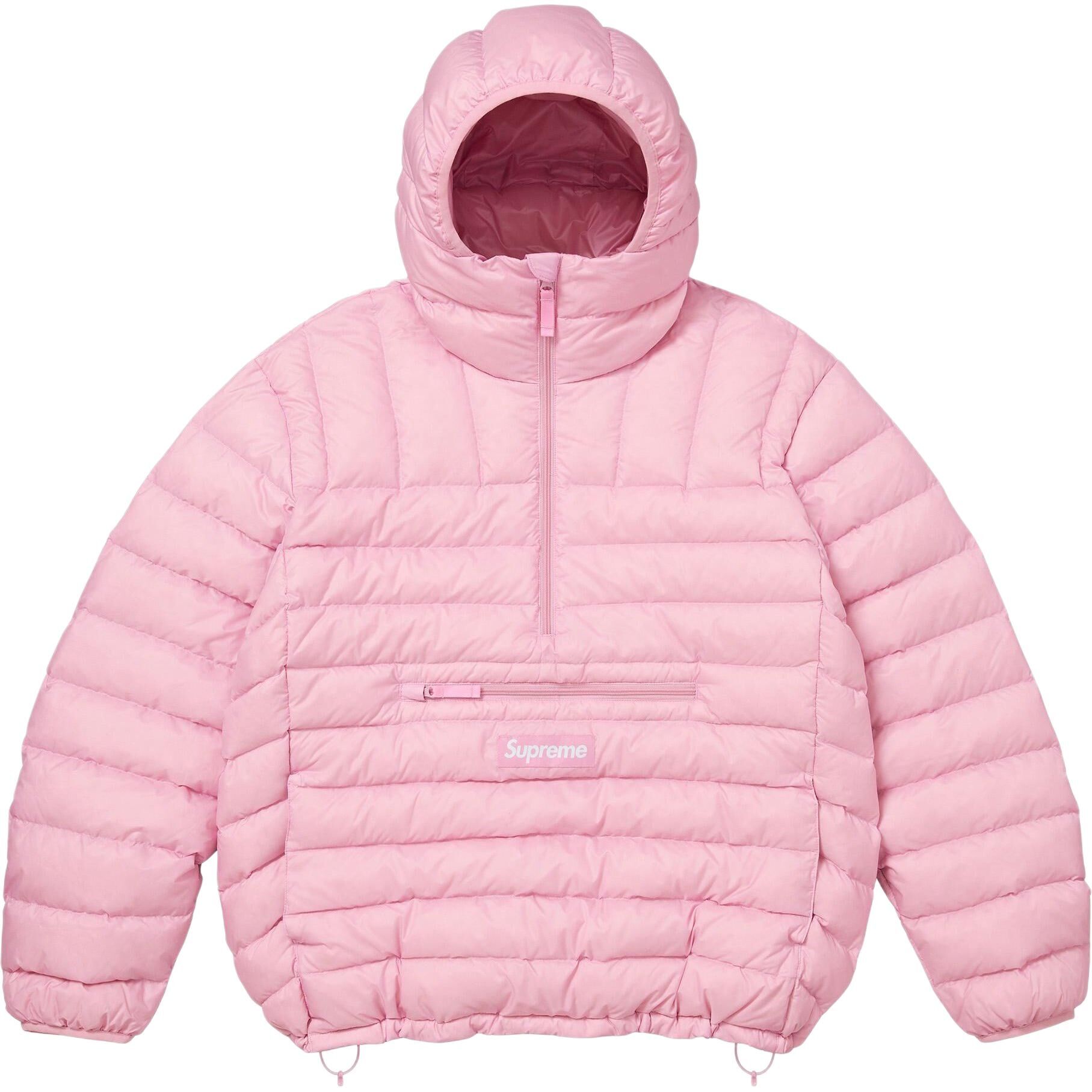 【代購】Supreme FW25 WEEK6 Micro Down Half Zip Hooded Pullover Down Jacket Unisex SUP-FW25-172
