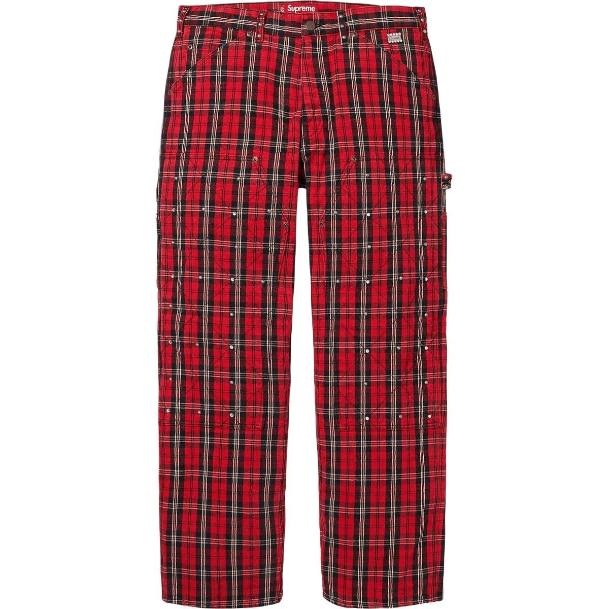 【代購】Supreme x B.b. Simon B.B.SIMON Collaboration FW25 WEEK6 Quilted Double Knee Painter Pant Casual Pants Unisex SUP-FW25-049