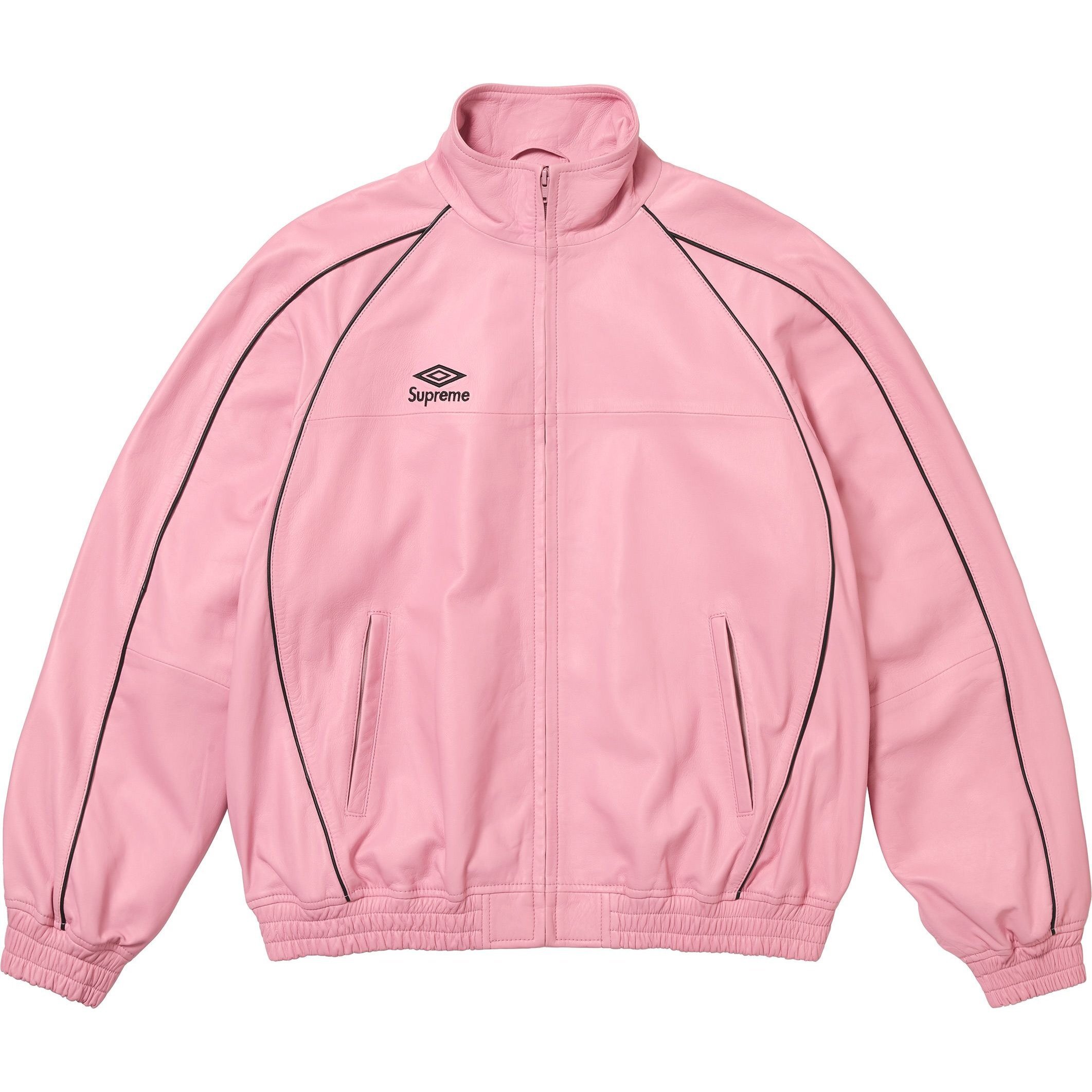 【代購】Supreme Umbro Collaboration FW25 WEEK4 Leather Track Jacket Unisex SUP-FW25-024