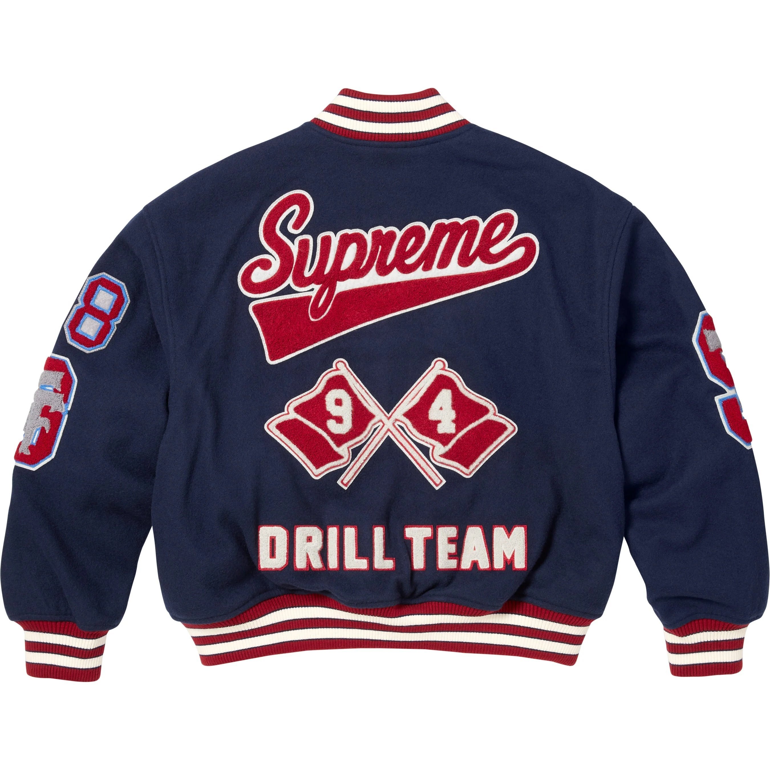 【代購】Supreme FW25 Drill Team Varsity Jacket Jackets & Coats Unisex SUP-FW25-072