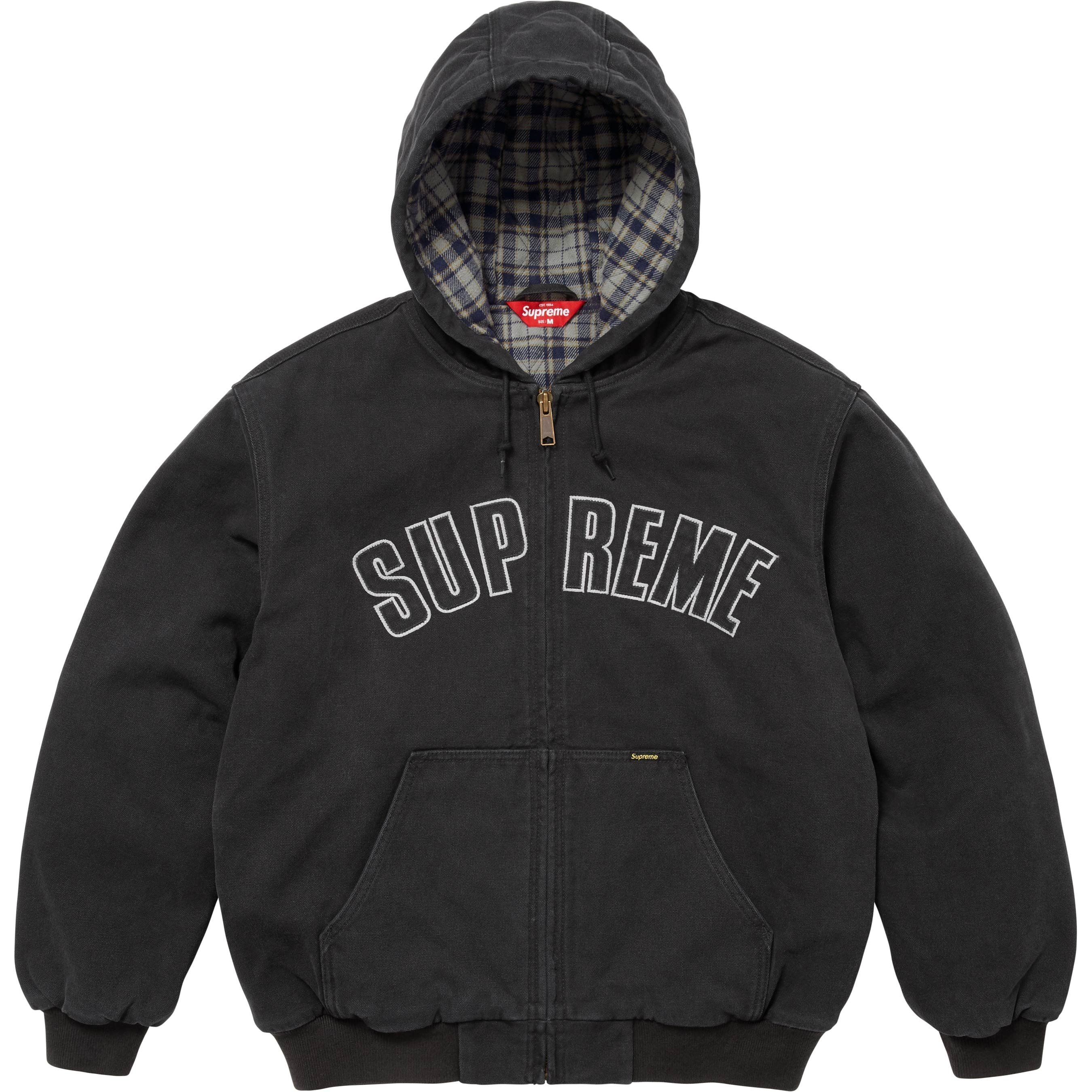 【代購】Supreme FW25 WEEK1 Reflective Arc Hooded Work Jacket Unisex SUP-FW25-007