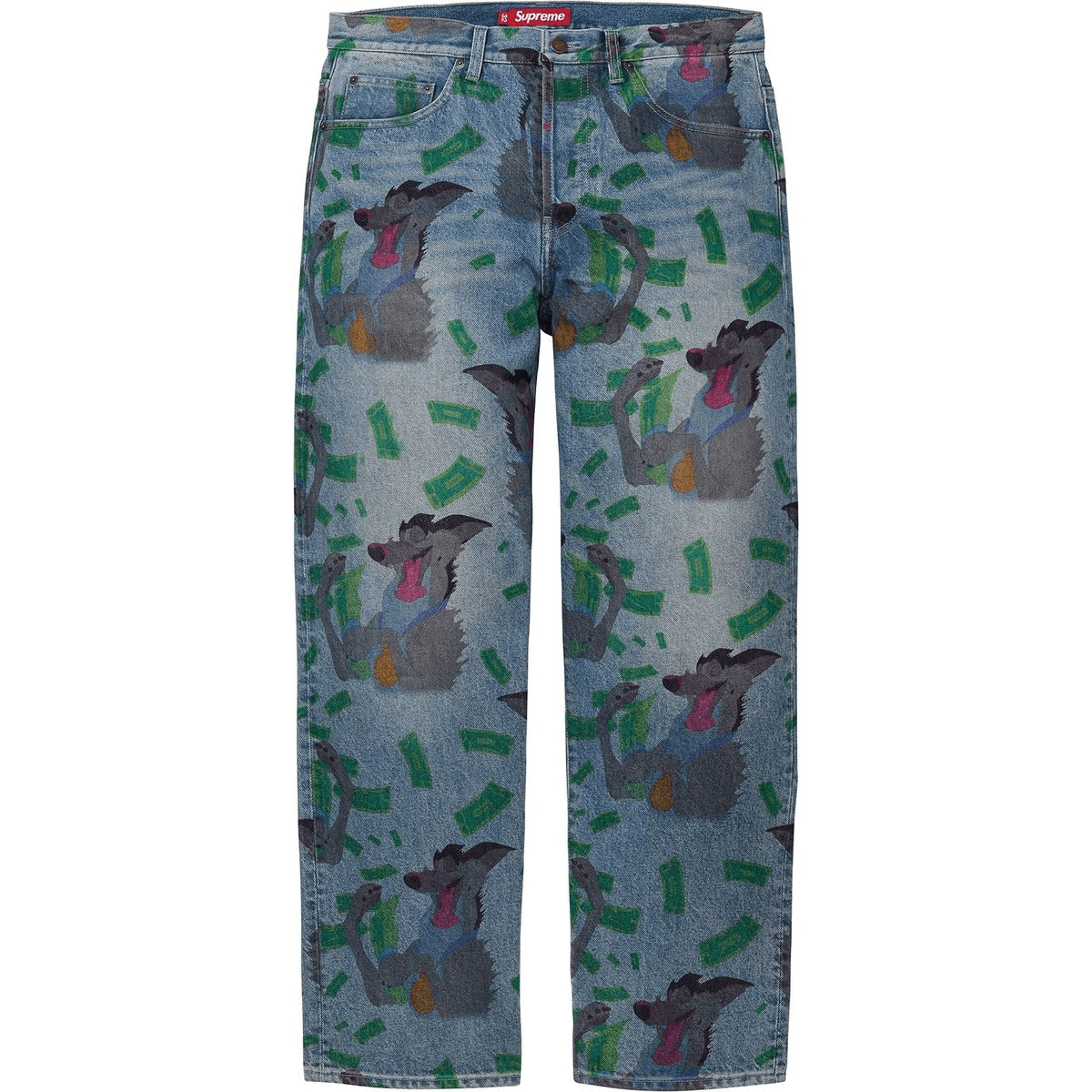 【代購】Supreme x All Dogs Go To Heaven FW25 WEEK11 Loose Fit Jean Jeans Unisex SUP-FW25-057