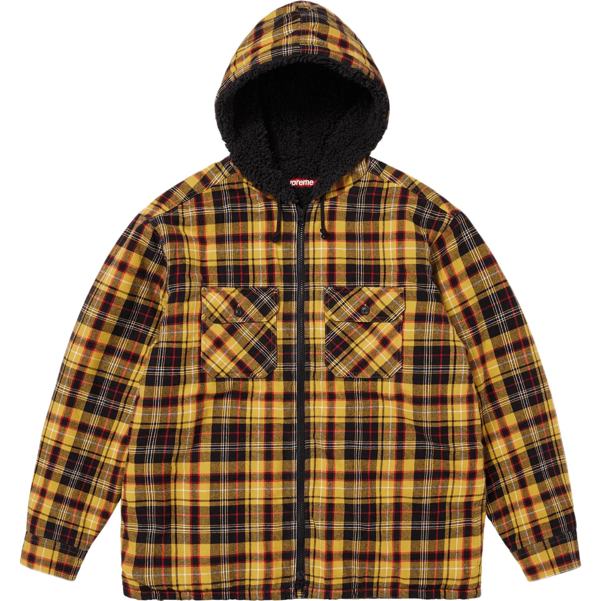 【代購】Supreme FW25 WEEK10 Lined Zip Up Hooded Flannel Shirt Unisex SUP-FW25-136