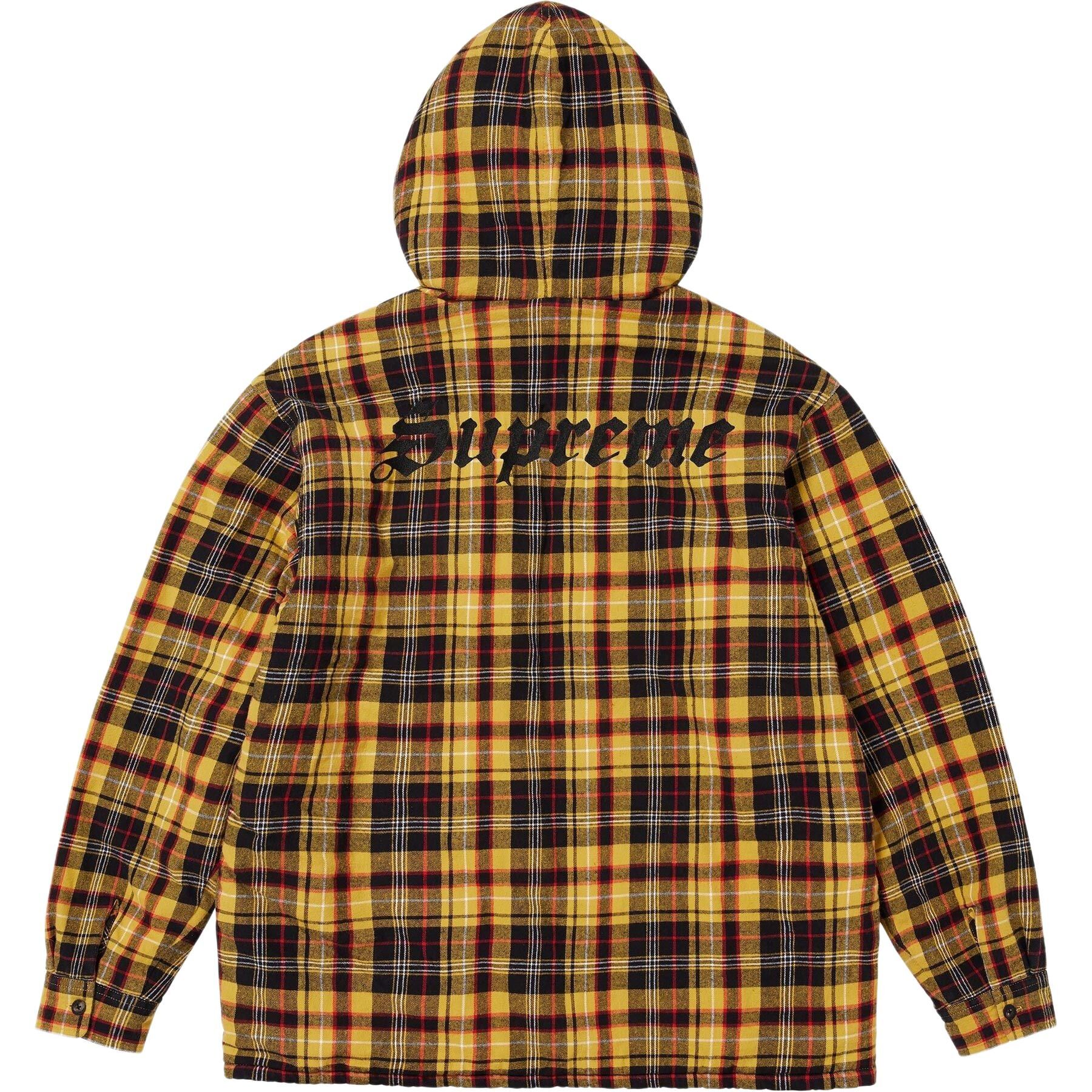【代購】Supreme FW25 WEEK10 Lined Zip Up Hooded Flannel Shirt Unisex SUP-FW25-136