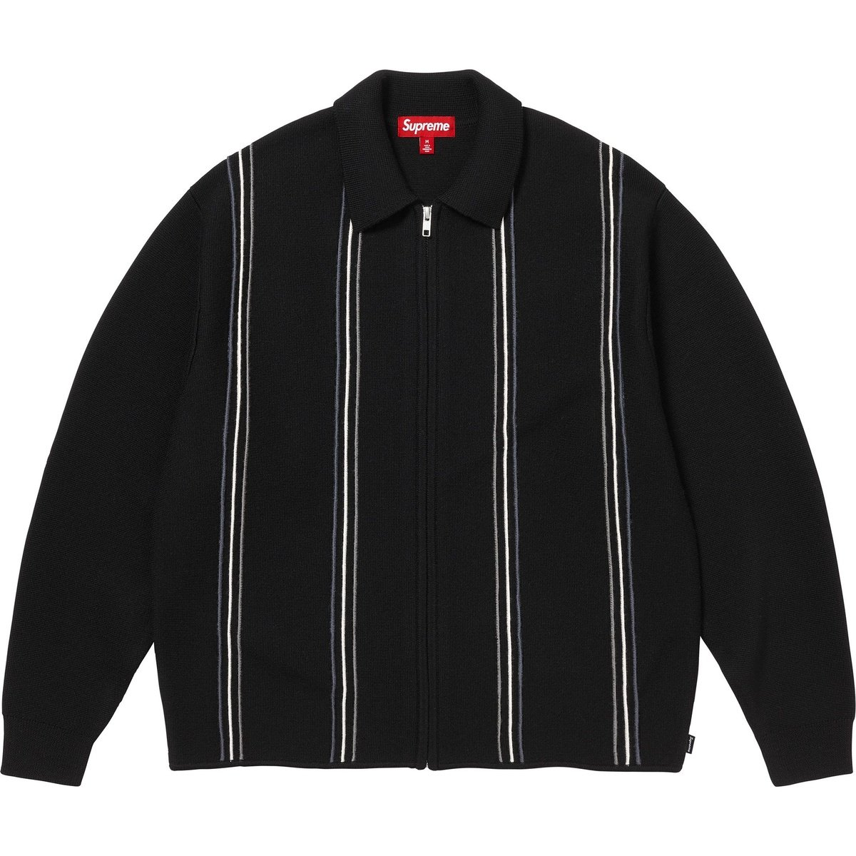 【代購】Supreme FW25 WEEK7 Stripe Zip Up Polo Sweater Knitwear Unisex SUP-FW25-161