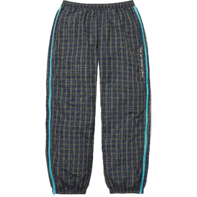 【代購】Supreme FW25 Plaid Warm Up Pant Knitted Sweatpants Unisex SUP-FW25-184
