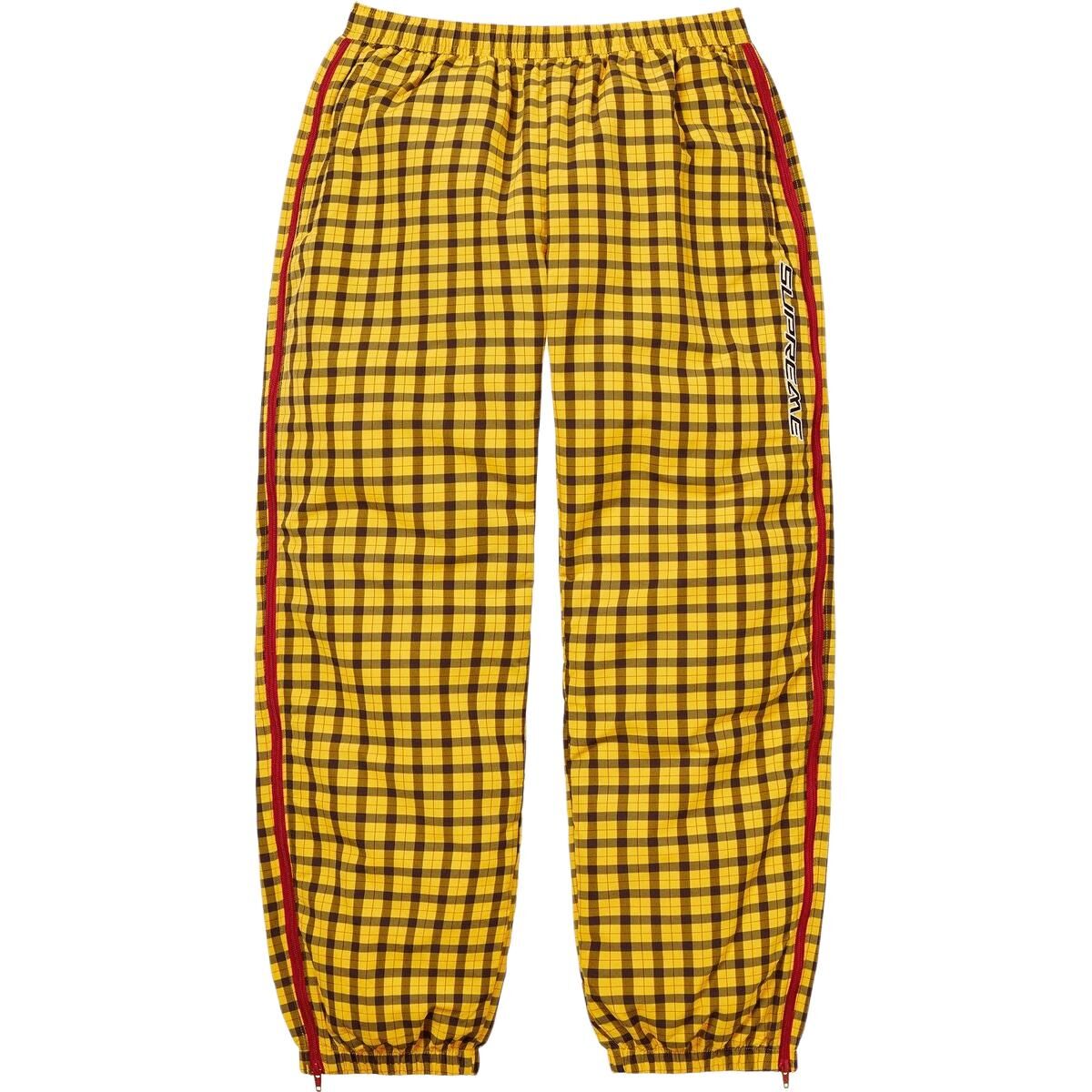 【代購】Supreme FW25 Plaid Warm Up Pant Knitted Sweatpants Unisex SUP-FW25-184