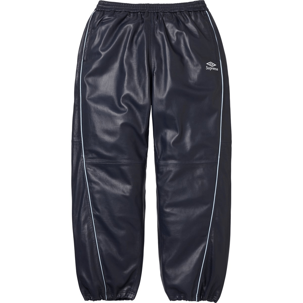 【代購】Supreme Umbro Collaboration FW25 WEEK4 Leather Track Pant Knitted Sweatpants Unisex SUP-FW25-026