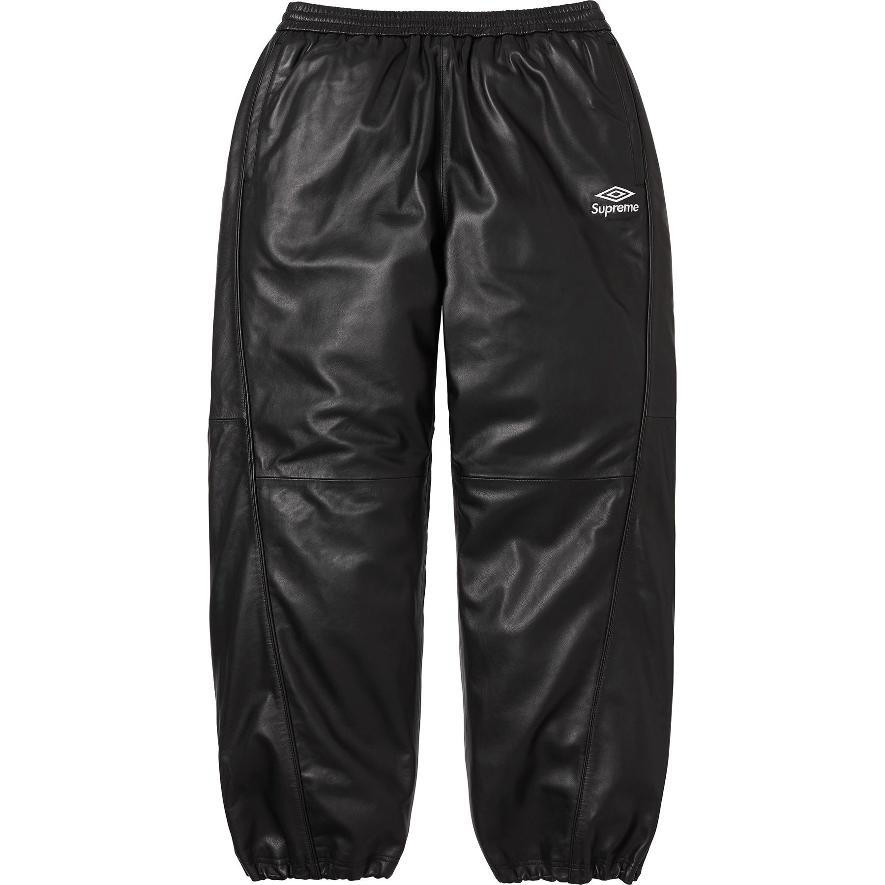 【代購】Supreme Umbro Collaboration FW25 WEEK4 Leather Track Pant Knitted Sweatpants Unisex SUP-FW25-026