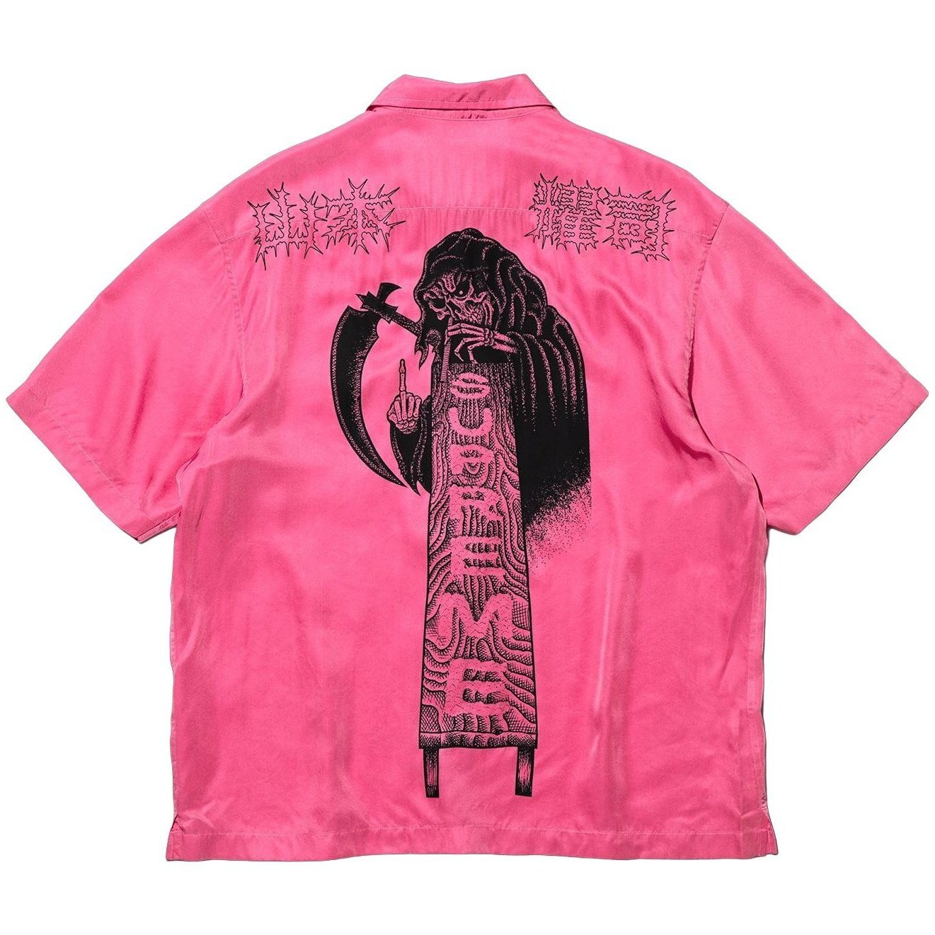 【代購】Supreme x Y's By Yohji Yamamoto/, FW25 WEEK3 Silk Zip Up S/S Shirt Unisex SUP-FW25-219