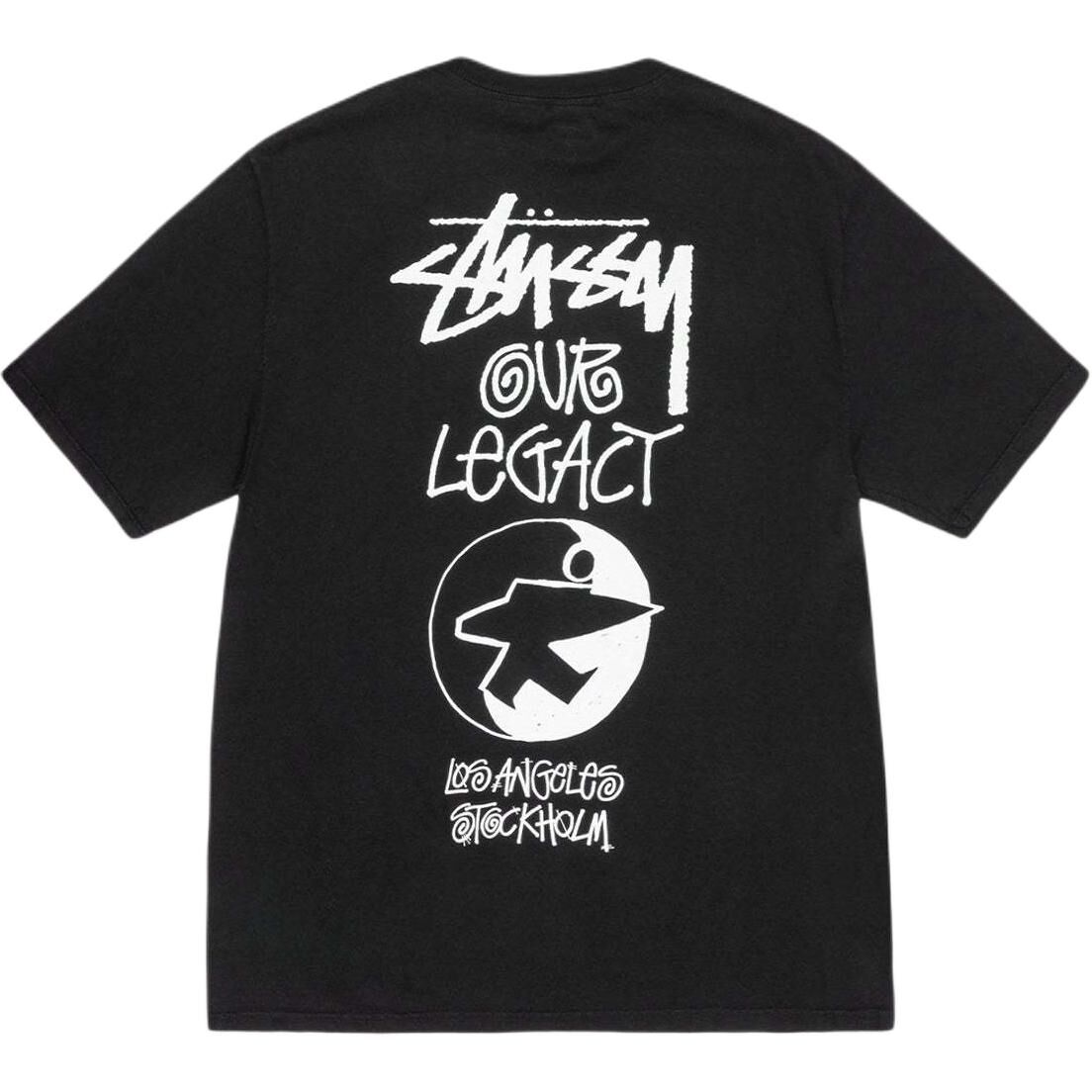【代購】Stussy x OUR LEGACY SS25 WORK SHOP SURFMAN TEE PIGMENT DYED T Shirt Unisex 3904017