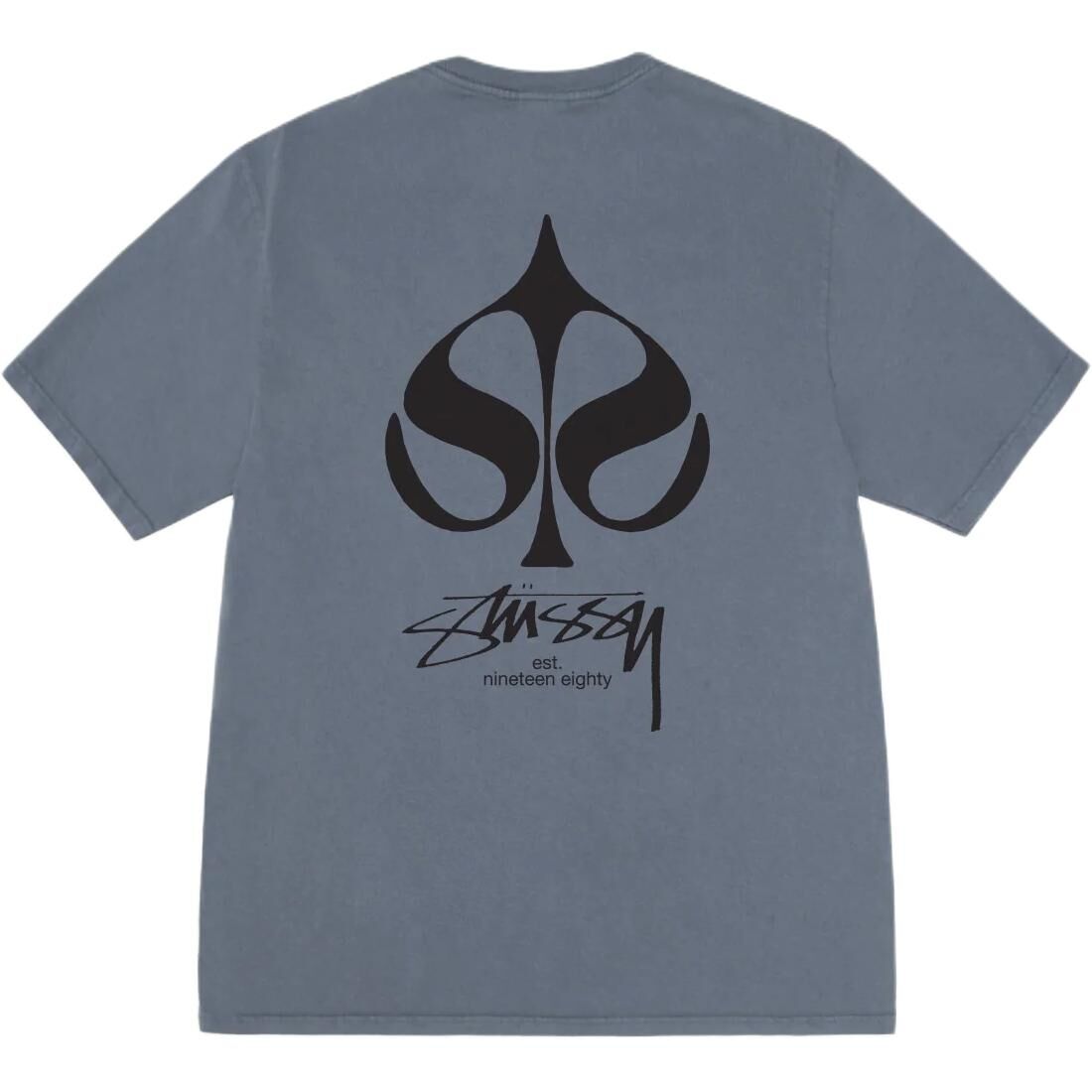 代購】Stussy SS25 SPADE TEE PIGMENT DYED T Shirt Unisex 1905156