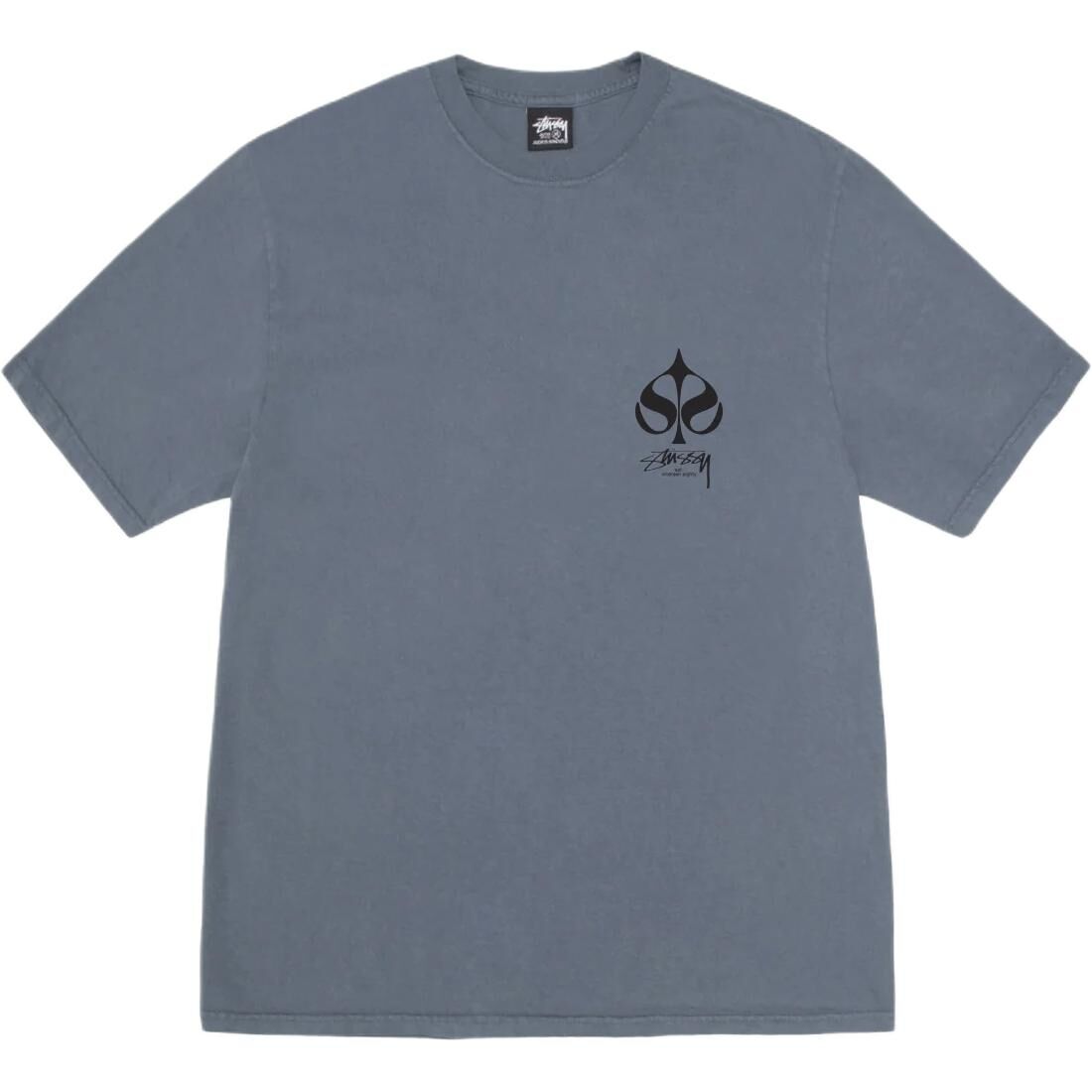 【代購】Stussy SS25 SPADE TEE PIGMENT DYED T Shirt Unisex 1905156
