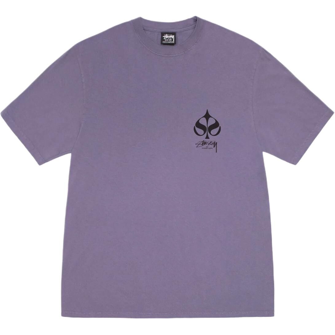 代購】Stussy SS25 SPADE TEE PIGMENT DYED T Shirt Unisex 1905156