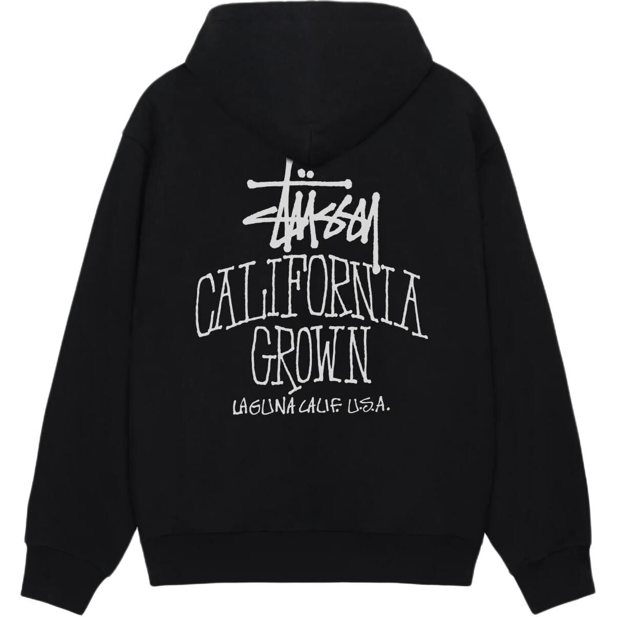 【代購】Stussy FW25 SS25 CALI GROWN ZIP HOODIE Sweatshirt Unisex 1975162