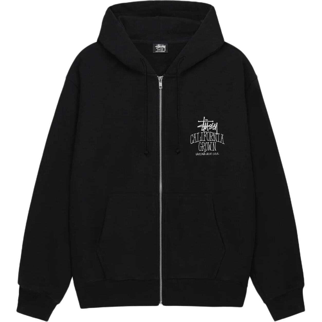 【代購】Stussy FW25 SS25 CALI GROWN ZIP HOODIE Sweatshirt Unisex 1975162