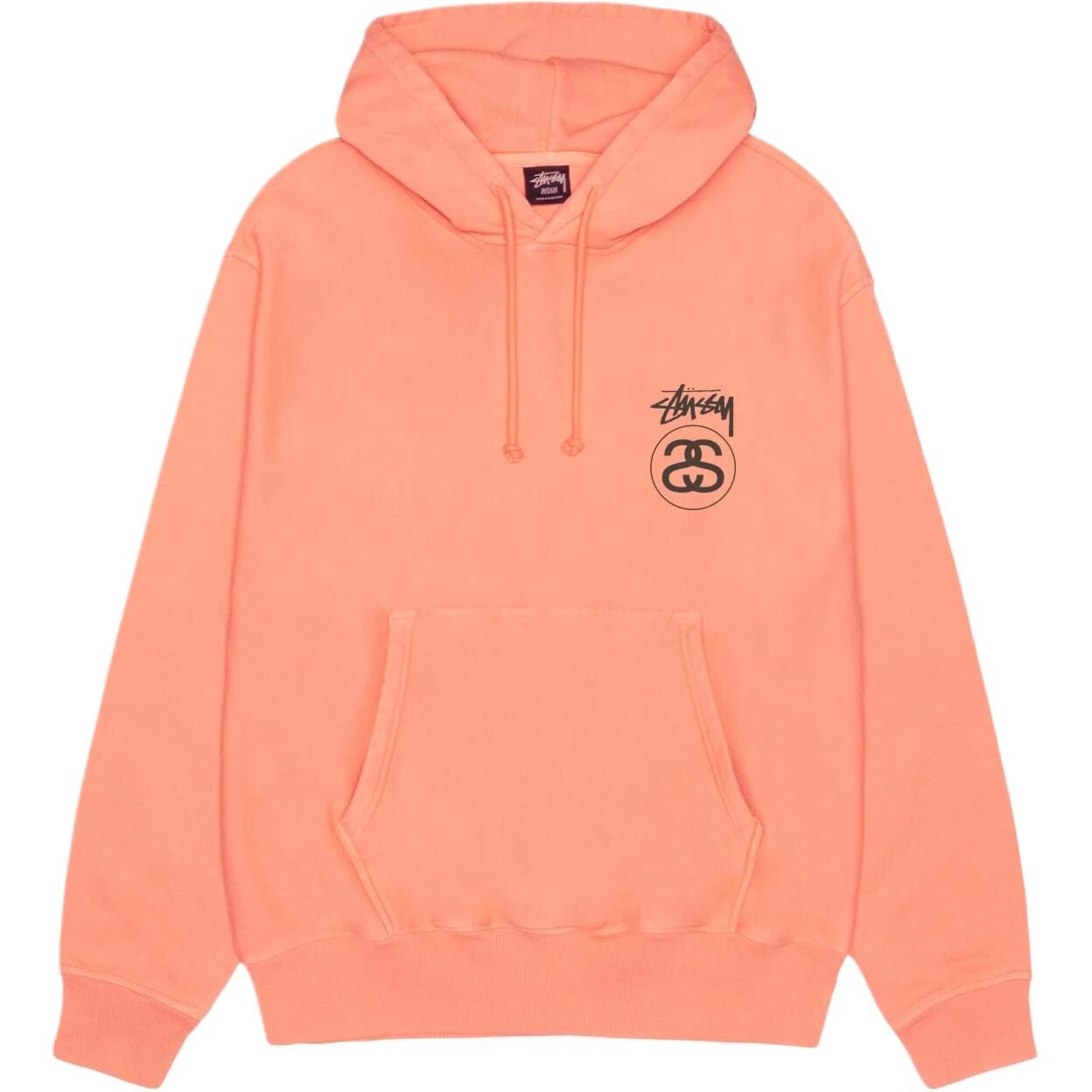 【代購】Stussy FW25 STOCK LINK HOODIE PIGMENT DYED Sweatshirt Unisex 1925118