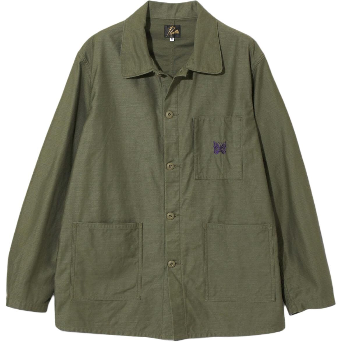 【代購】Needles SS25 Jacket Unisex Olive QV145A