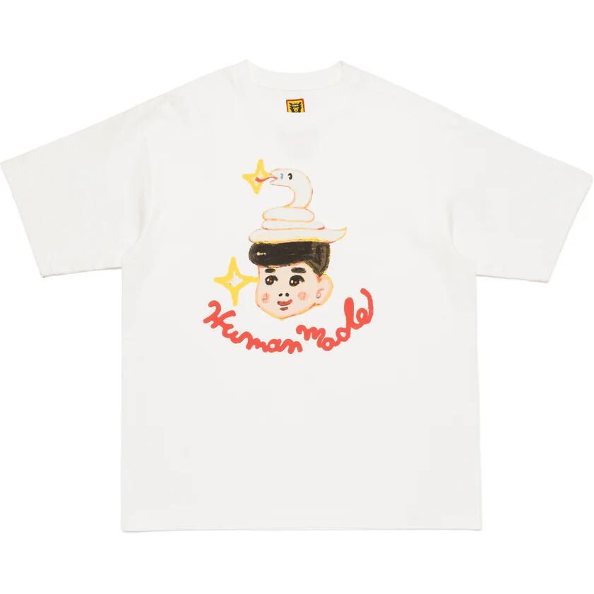 【代購】HUMAN MADE x KEIKO SOOTOME SS25 T Shirt Unisex White XX29TE007