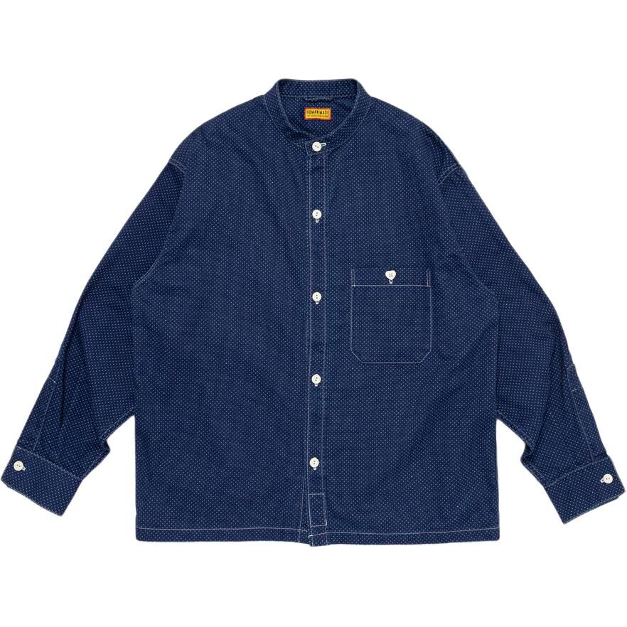 【代購】HUMAN MADE SS25 Shirts Unisex Indigo HM29SH001