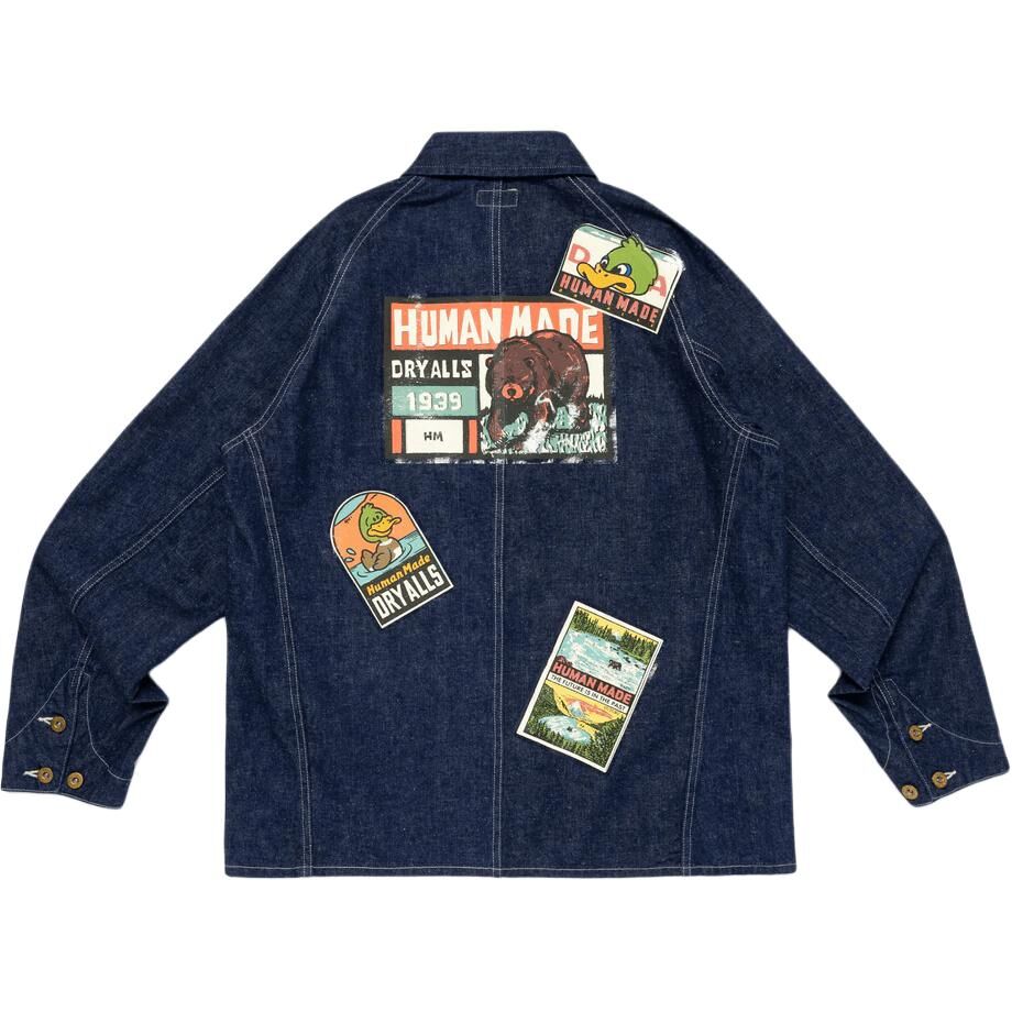【代購】HUMAN MADE SS25 Denim Jacket Unisex Indigo HM29JK009
