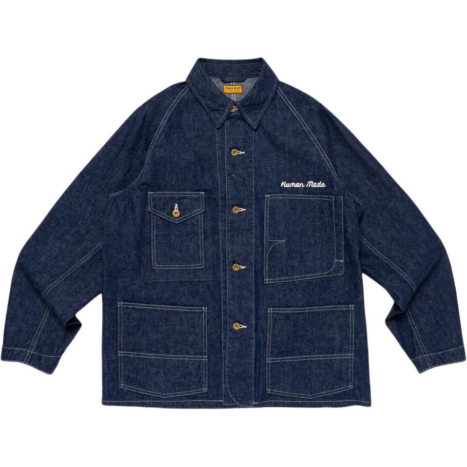 【代購】HUMAN MADE SS25 Denim Jacket Unisex Indigo HM29JK009