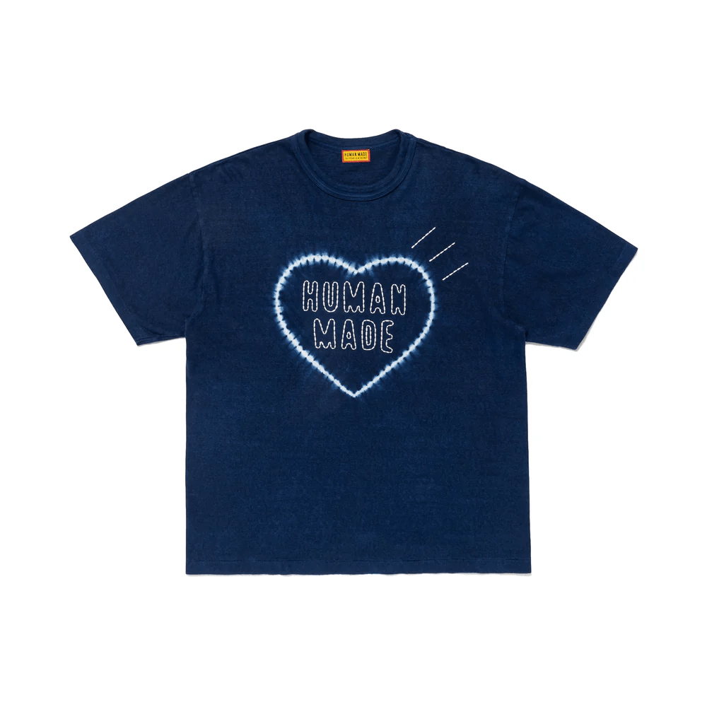 【代購】HUMAN MADE SS25 T Shirts Unisex Indigo HM29CS044