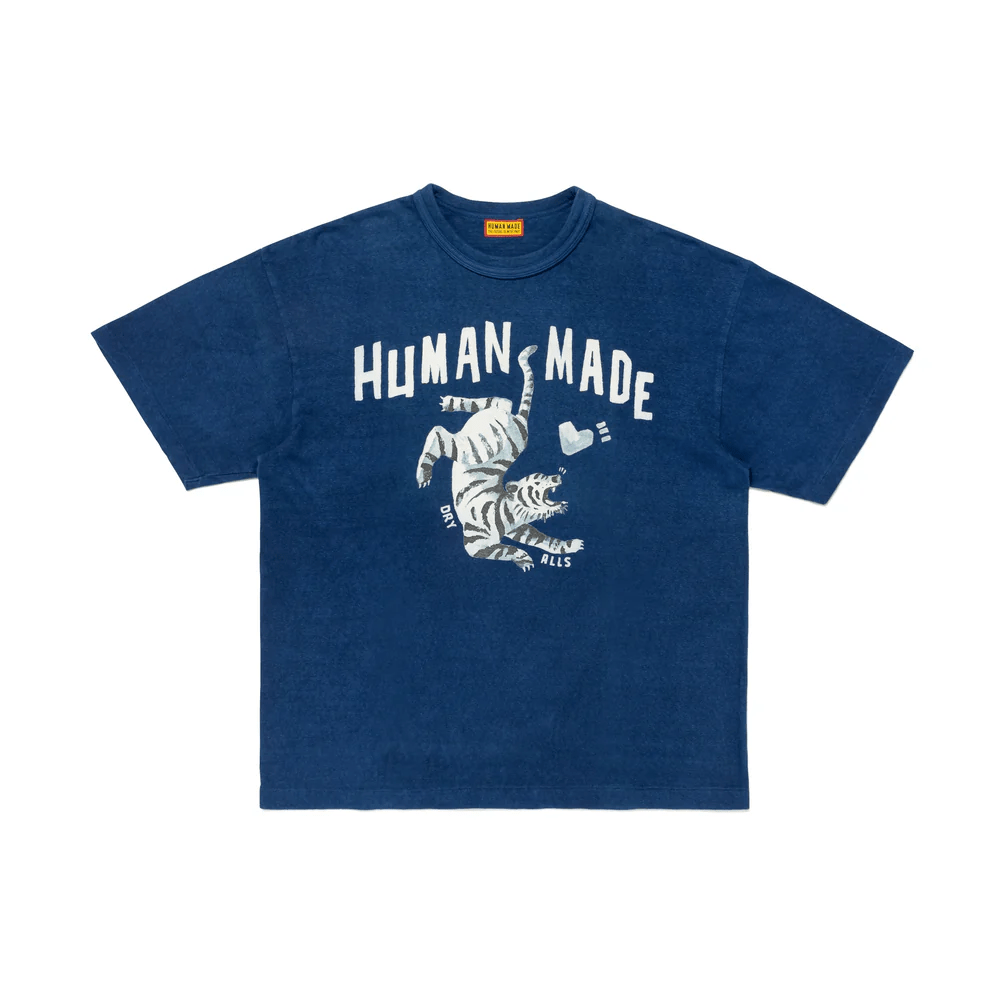 【代購】HUMAN MADE SS25 T Shirts Unisex Indigo HM29CS045