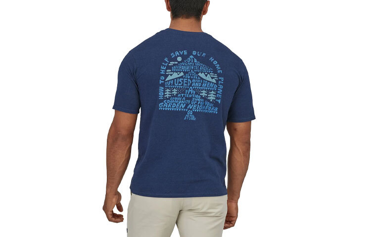 【代購】Patagonia Responsibili Tee T Shirt Men's Blue 37546