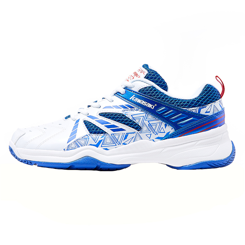 【代購】Kawasaki Badminton Shoes Unisex Low top White Blue K-080-1