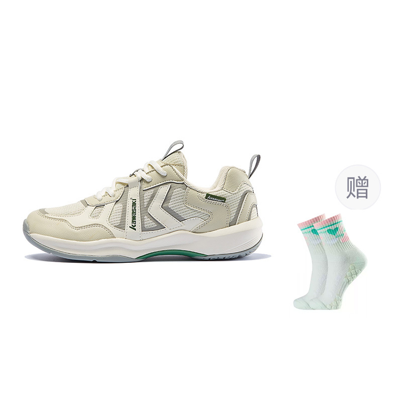 【代購】Kawasaki Glory Series Cushioning Lightweight Low top Badminton Shoes Unisex Sichuan Lime K2B50-A3308-3