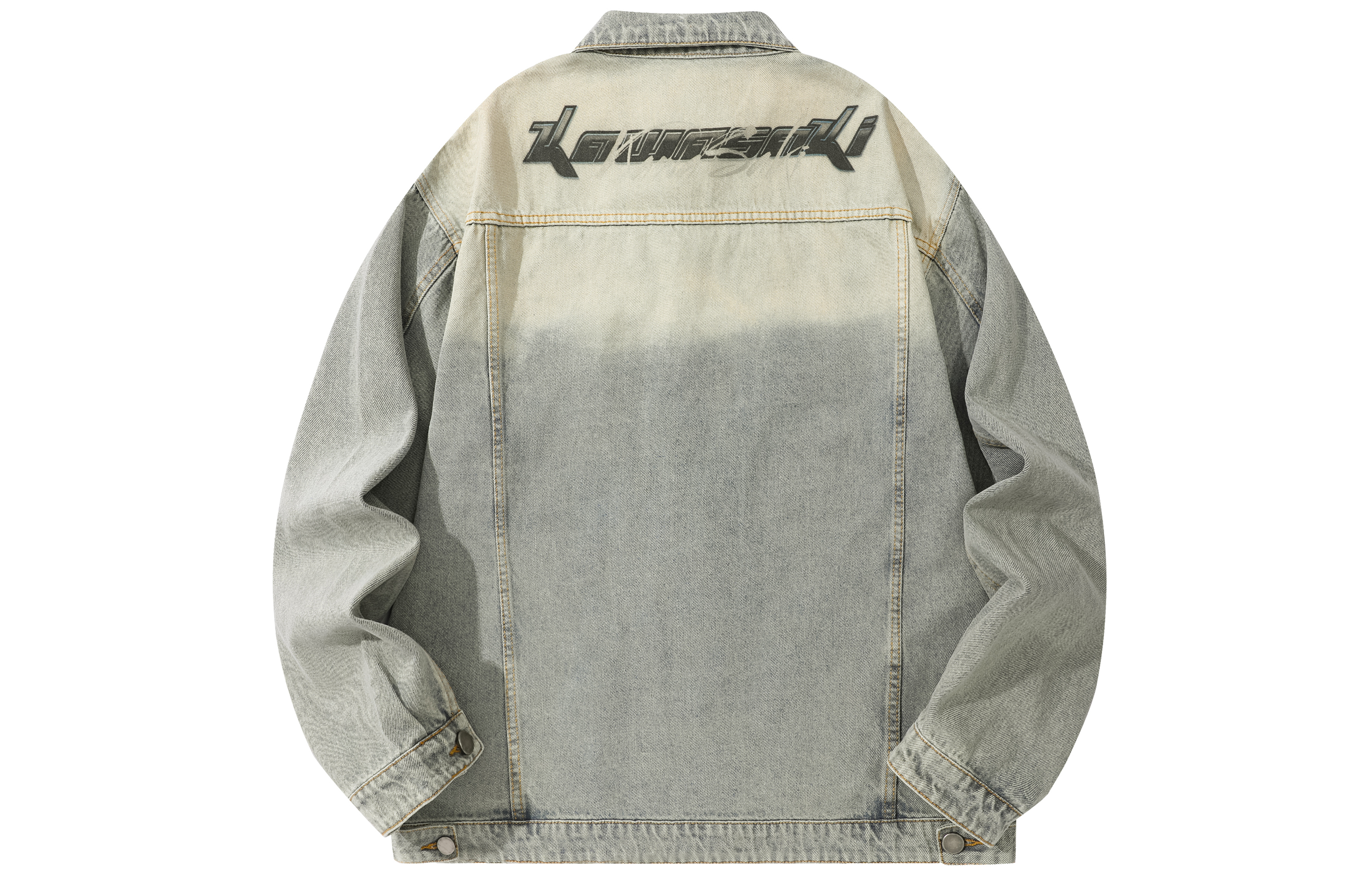 【代購】Kawasaki Denim Jacket Unisex Earth Tone KS-INN002-YH035