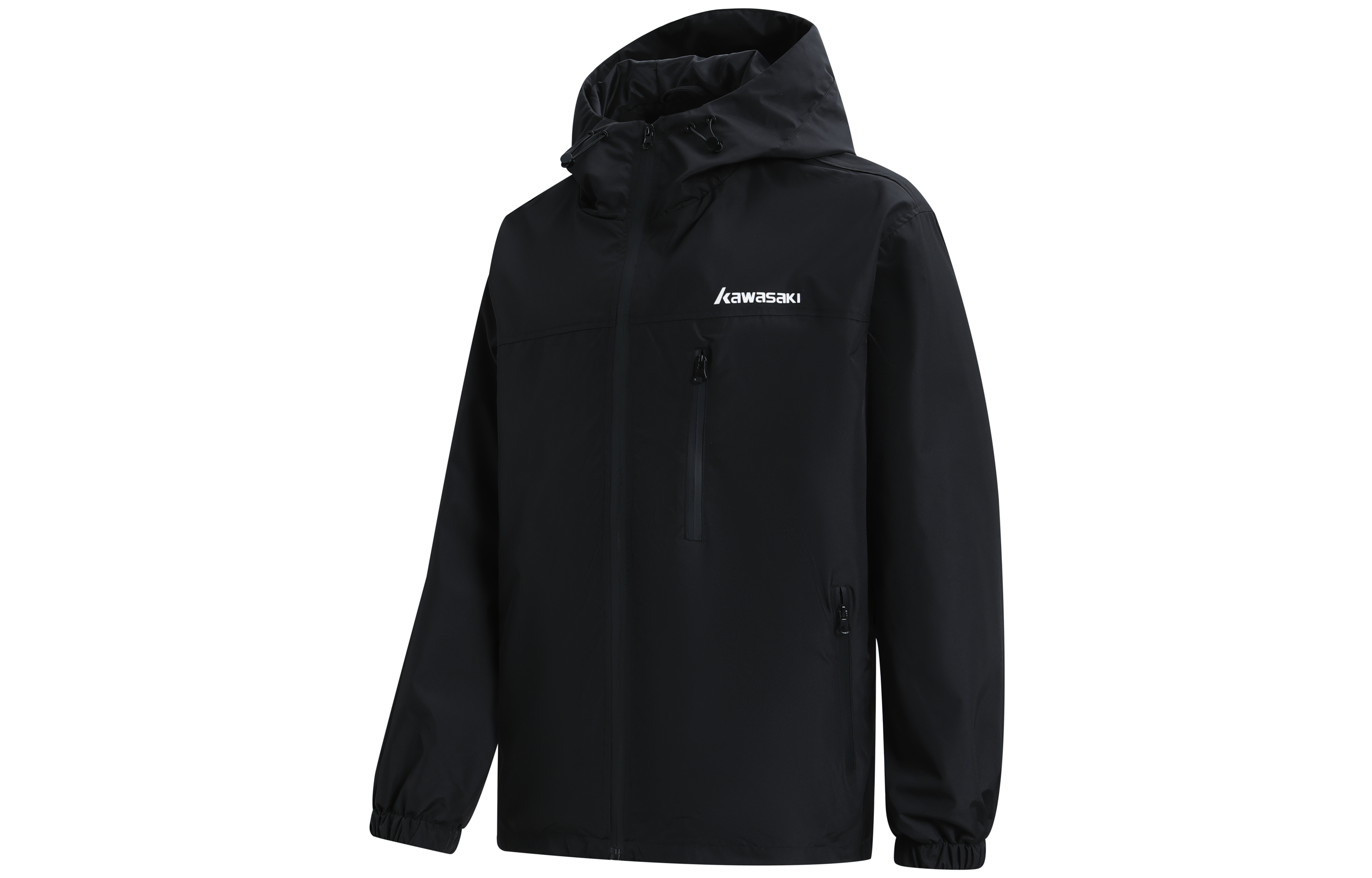 【代購】Kawasaki Waterproof, Windproof, And Quick Dry Windbreaker Jacket Unisex Black KS-INN004-YH062