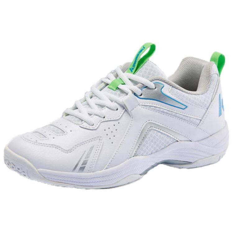 【代購】Kawasaki Cushioned Slip-Resistant Low-Top Badminton Shoes Unisex White Gray K1B50-A3310-3