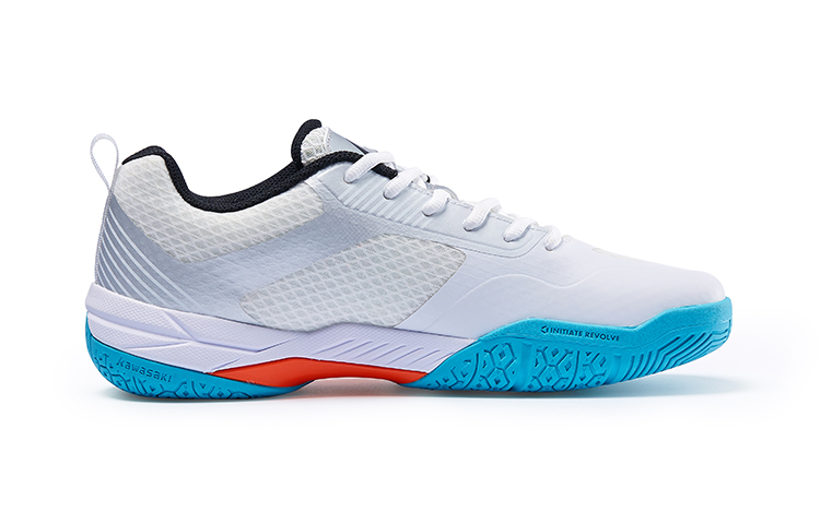 【代購】Kawasaki Light And Shadow Collection Low Top Badminton Shoes Unisex Moon White Blue K1B20-A3304-2