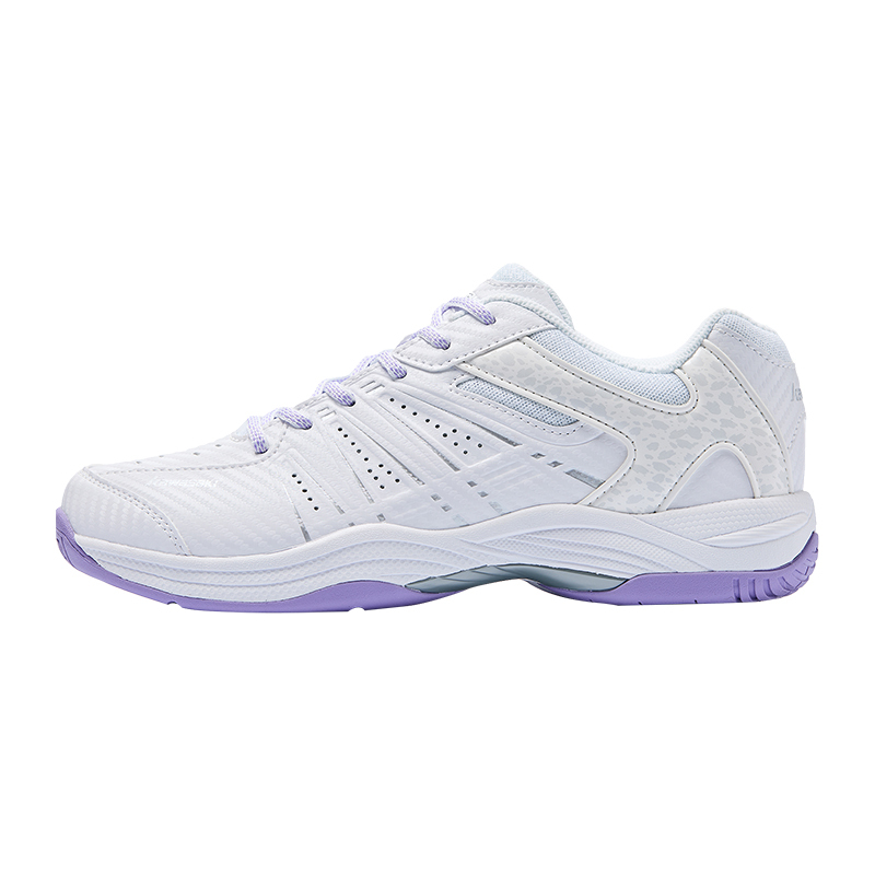 【代購】Kawasaki Wind chasing Series Anti Slip Wear Resistant Low Top Badminton Shoes Unisex White Purple K3B52-B3336