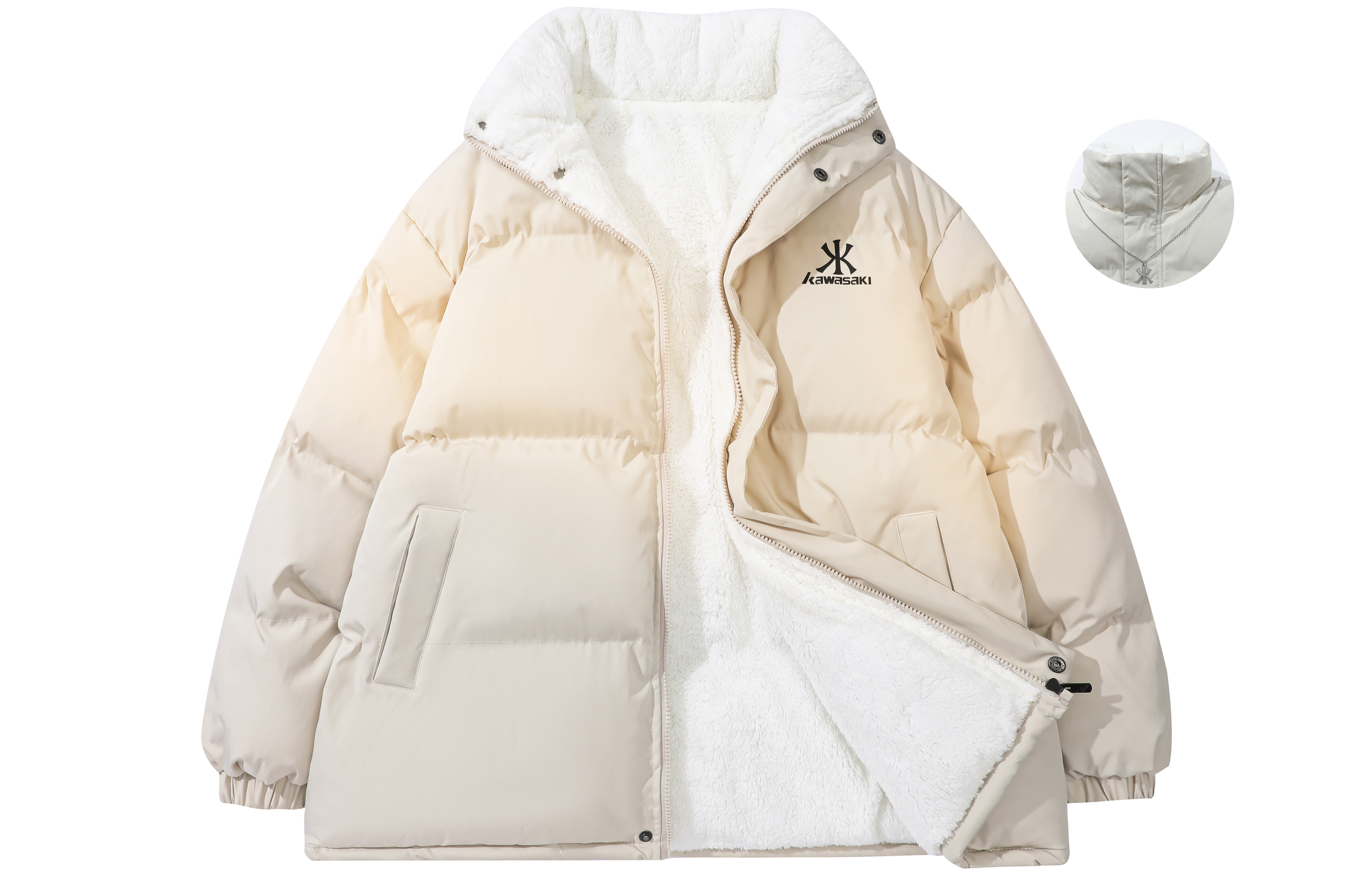 【代購】Kawasaki Puffer Jackets Unisex KS-MDBL9001-YH049