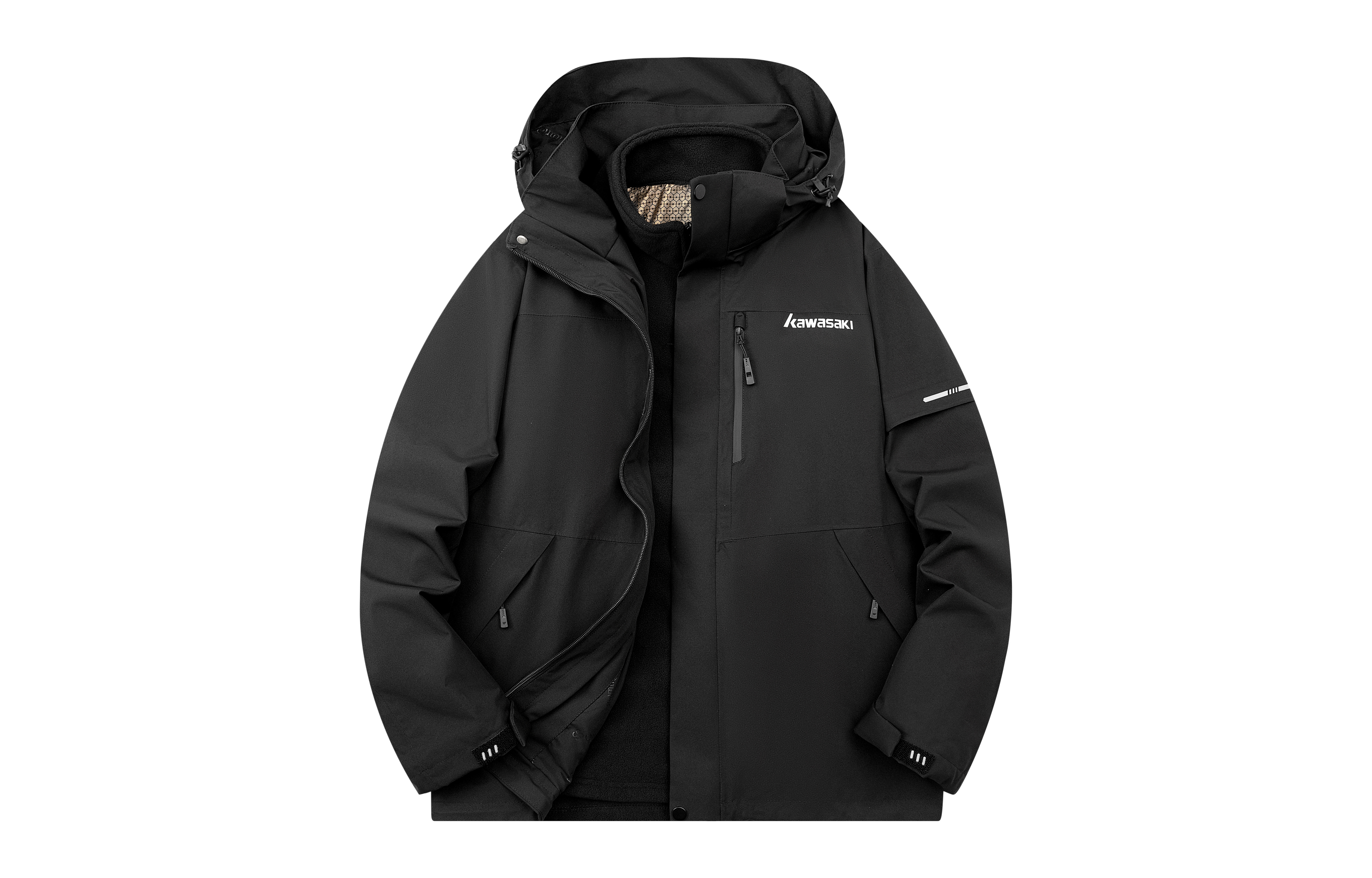 【代購】Kawasaki Urban Living/Travel/Commuting Waterproof, Windproof, And UV Protection Windbreaker Jacket Unisex LCK-25628-021