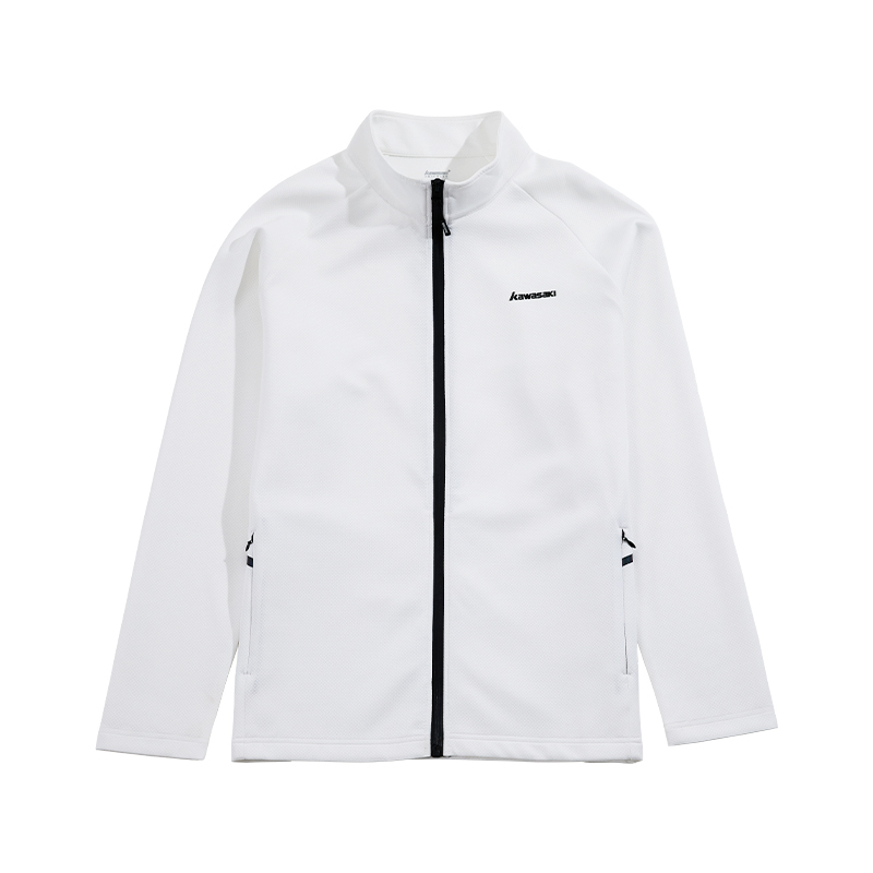 【代購】Kawasaki Zip Closure Coat Jacket Unisex White K1C06-B1837