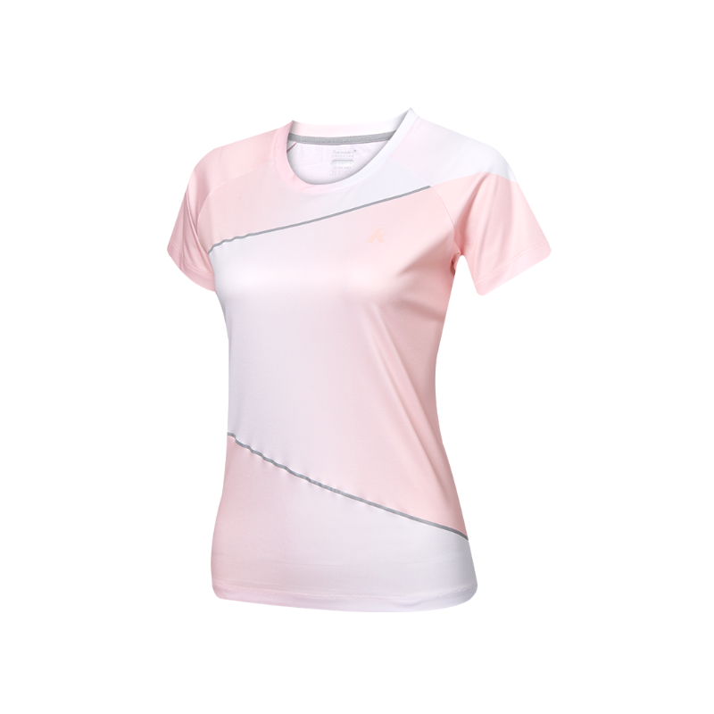 【代購】Kawasaki Breathable Quick-Dry Short-Sleeved Women's Milk Tea Pink K1C02-B2963