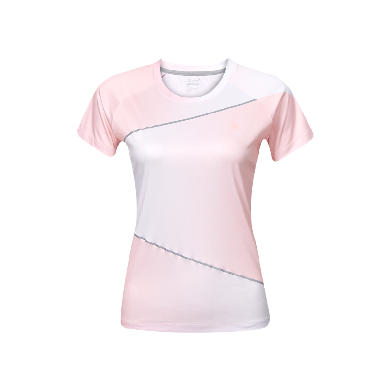 【代購】Kawasaki Breathable Quick-Dry Short-Sleeved Women's Milk Tea Pink K1C02-B2963
