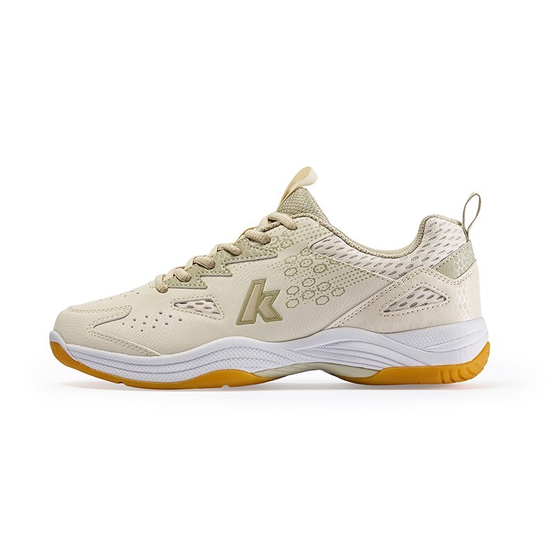 【代購】Kawasaki Cushioning, Wear Resistant Low Top Badminton Shoes Unisex Sand Gray K2B50-A3307-7