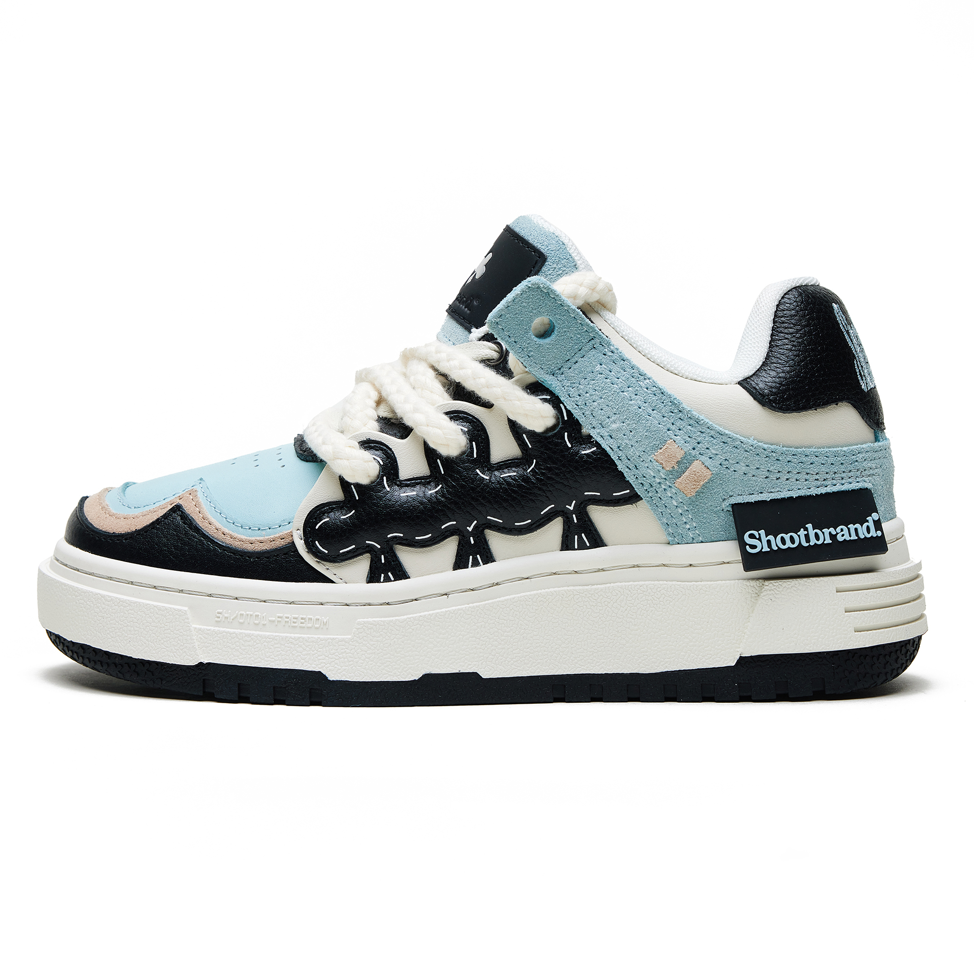 【代購】SHOOT BRAND Low Top Skateboard Shoes Unisex Blue ZYYH-MTL