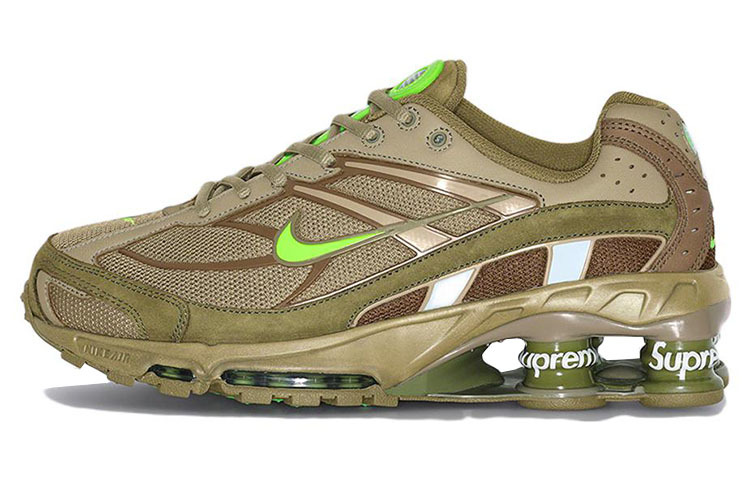 【代購】Nike X Supreme Shox Ride 2 Sp 'Neutral Olive' DN1615-200