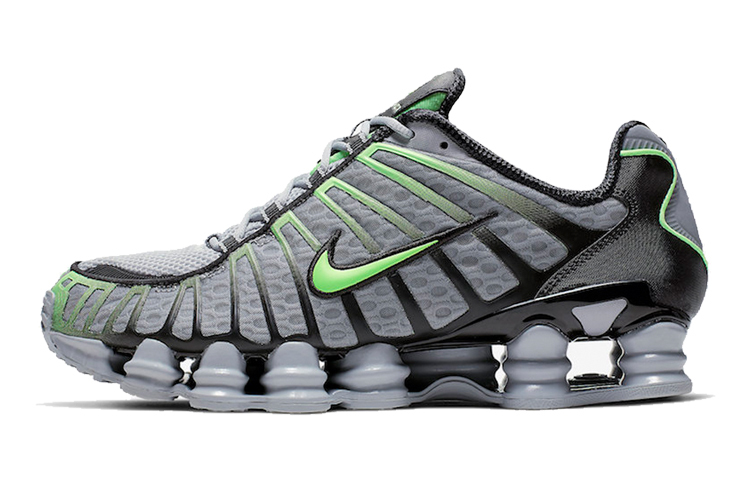 【代購】Nike Shox Tl Wolf Grey Lime Blast AV3595-005