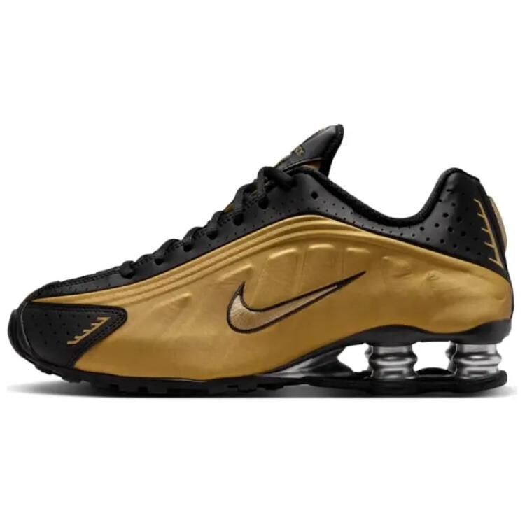 【代購】Nike Shox R4 Black Metallic Gold Women's AR3565-005