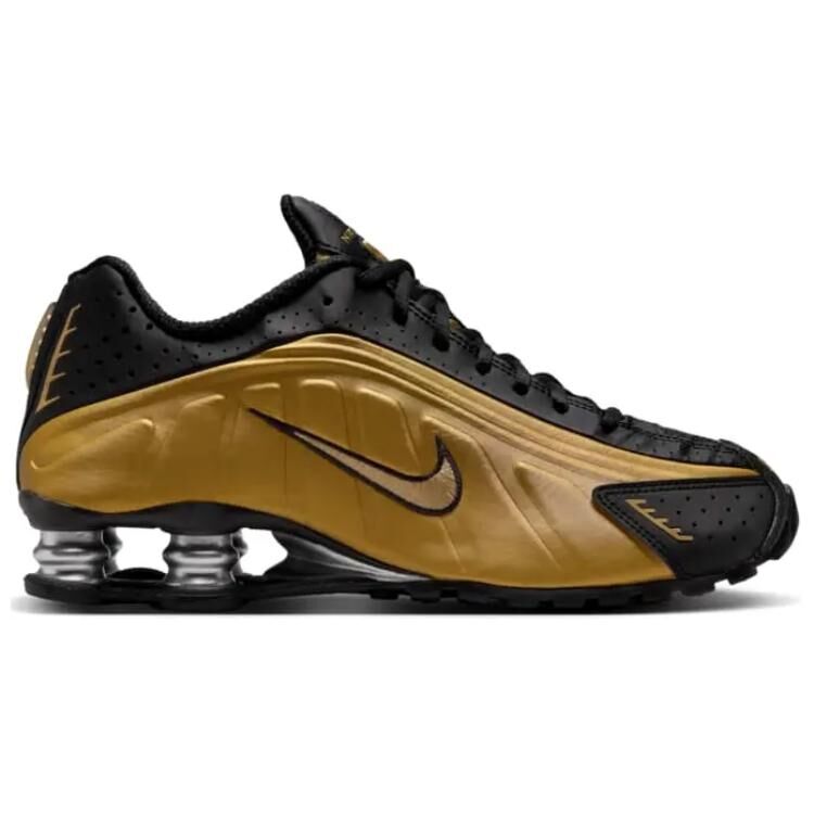 【代購】Nike Shox R4 Black Metallic Gold Women's AR3565-005