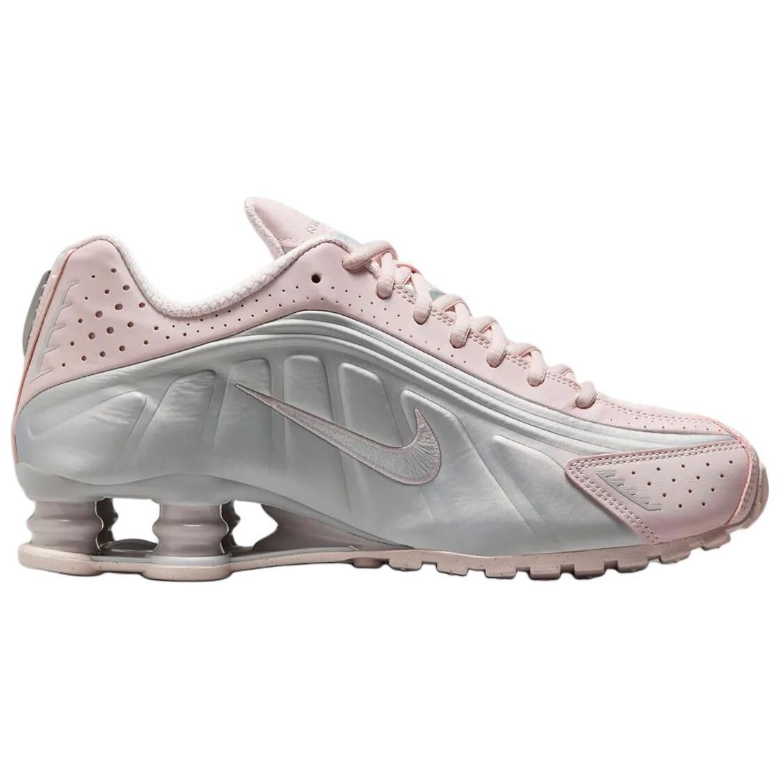 【代購】Nike Shox R4 Barely Rose Metallic Platinum Women's AR3565-600