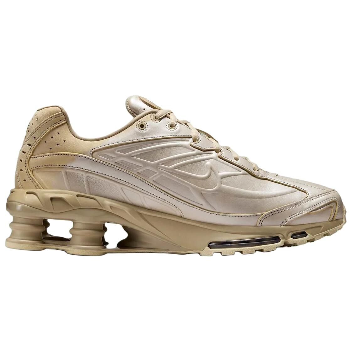 【代購】Nike Shox Ride 2 Abrasion Resistant Low Top Running Shoes Men's Silver Brown IH3653-095