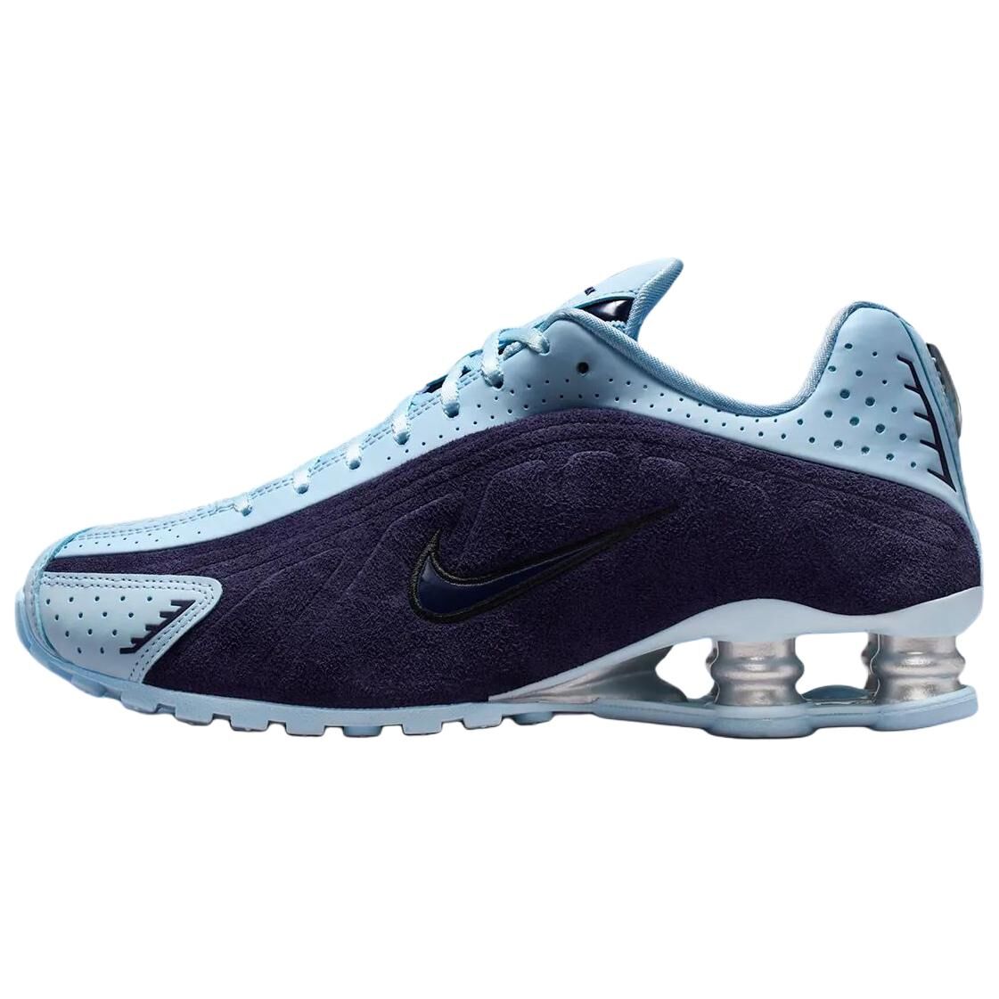 【代購】Nike Shox R4 Breathable Running Shoes Women's Blue HQ7739-500